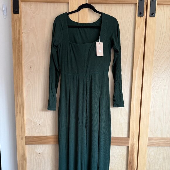 POPFLEX Dark Green Jumpsuit - Picture 1 of 3